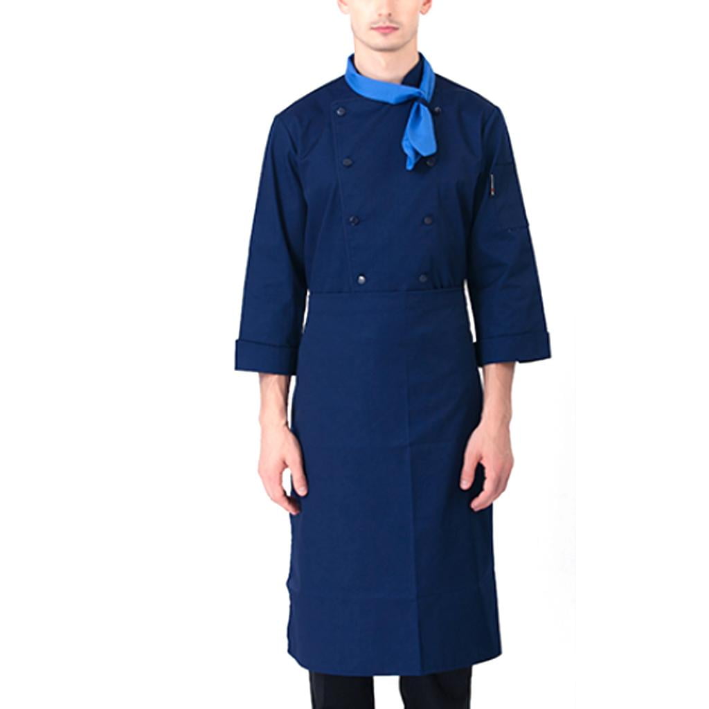 Chef Overall Kitchen Clothes s Uniform Overalls Chef Apron Jacket XXL