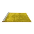 thumbnail image 2 of Ahgly Company Machine Washable Indoor Round Persian Yellow Traditional Area Rugs, 6' Round, 2 of 4