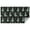 Black Christmas Tree, variant on Red Christmas Knitted Pattern Rectangle Tablecloth 60"x84",Waterproof Polyester Rectangle Table Cloth, Wipeable Spillproof Polyester Tablecloth for Dining, Camping, Indoor and Outdoor
