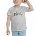 thumbnail image 3 of My Daddy Rocks Funny Toddler T Shirts for Boys Girls (Gray, Youth L), 3 of 5