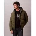 thumbnail image 2 of Chamarra Hooded Puffer Jacket Calvin Klein Verde Para Hombre Termica Gorro, 2 of 5