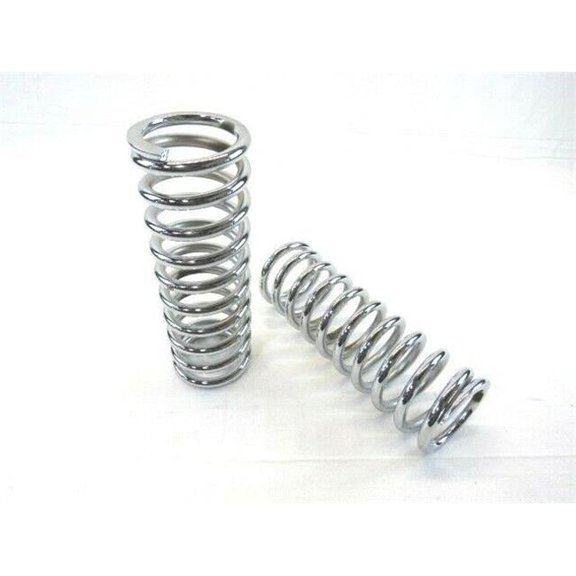 Bous Performance C21607C 350 lbs & 2.5 ID x 12 in. Tall Coil Over Shock Springs, Chrome
