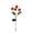 Red, variant on KUNPENG Solar Garden Lights, Dandelion Firework Lights, 4-Head Outdoor Swaying Lights, Starburst Swaying Solar Lights, LED Flower Fairy Lights, Yard Patio Pathway Decor, Villa Stakes, 9.8" x 27.5"