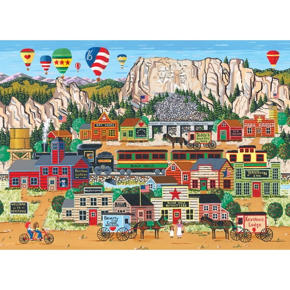 Roseart Home Country Mount Rushmore 1000 Pieces Jigsaw Puzzle