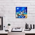 thumbnail image 3 of Epic Graffiti 'Just Perfect At Vlees Bay' by Ronald West Canvas Wall Art, 12" x 12", 3 of 8