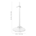 thumbnail image 2 of 10Pcs Transparent Doll Stands Plastic Doll Display Racks Doll Support Holders Desktop Doll Stands, 2 of 5