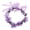 Purple, variant on Wedding Hydrangea Flower Headband, Spring Flower Wreath Boho Garland Halo with Ribbon, Adjustable Floral for Bride, Bohemian Hair Accessories for Baby Shower, Party, and Photo