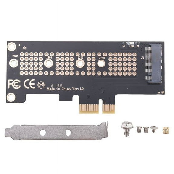 HOT NVMe PCIe M.2 NGFF SSD to X1 Adapter Card Support 2230 2242 2260 2280 Size