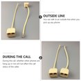 thumbnail image 4 of 5pcs RJ11 Socket Splitter RJ11 Male To Female Adapter For Landline Telephone, 4 of 6