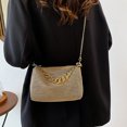 thumbnail image 4 of Bolso elegante para mujer, bolso de lujo con diamantes de imitación brillantes y cremallera, bolso de viaje para mujer, 4 of 6
