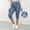 Light Blue, variant on BUIGTTKLOP Capris for Women Casual High Waisted Skinny Capri Leggings Stretchy Pull on Waisted Cropped Casual Pants with Pockets