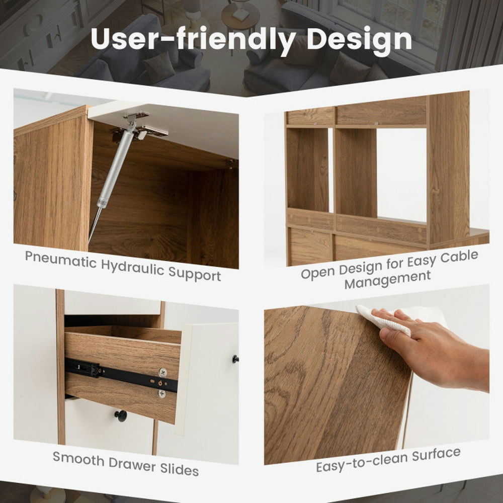Finihen Kitchen Storage Cabinet, Buffet Sideboard, 71 Inch Kitchen Pantry with 3 Storage Cabinet and 3 Deep Drawers, for Dining Room, Kitchen, Living Room, Beige Finihen Kitchen Storage Cabinet, Buffet Sideboard, 71 Inch Kitchen Pantry with 3 Storage Cabinet and 3 Deep Drawers, for Dining Room, Kitchen, Living Room, Beige