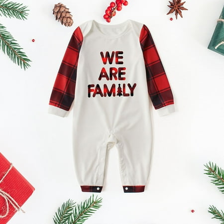 

women Christmas pajamas for family matching outfits son daughter sets soft White Matching Family Sets Christmas Casual Printed Top With Bottom Outfits Home Wear