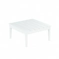 thumbnail image 3 of WestinTrends Ashore Outdoor Coffee Table, 32 Inch All Weather Poly Lumber Adirondack Patio Coffee Table Square Low Table, White, 3 of 5