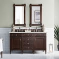 thumbnail image 3 of James Martin Vanities 650-V60D-UGR-3LDL Brittany 60" Double Basin Poplar Wood Vanity Set -, 3 of 4