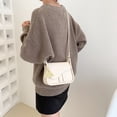 thumbnail image 3 of Nuevo bolso de cuero artificial para las axilas, bolso de hombro tipo bandolera simple a la moda, 3 of 5