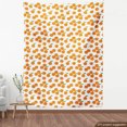 thumbnail image 4 of Ambesonne Orange Pattern Fabric by the Yard Upholstery, Tangerine Ornament, 3 Yards, White and Pale Vermilion, 4 of 5