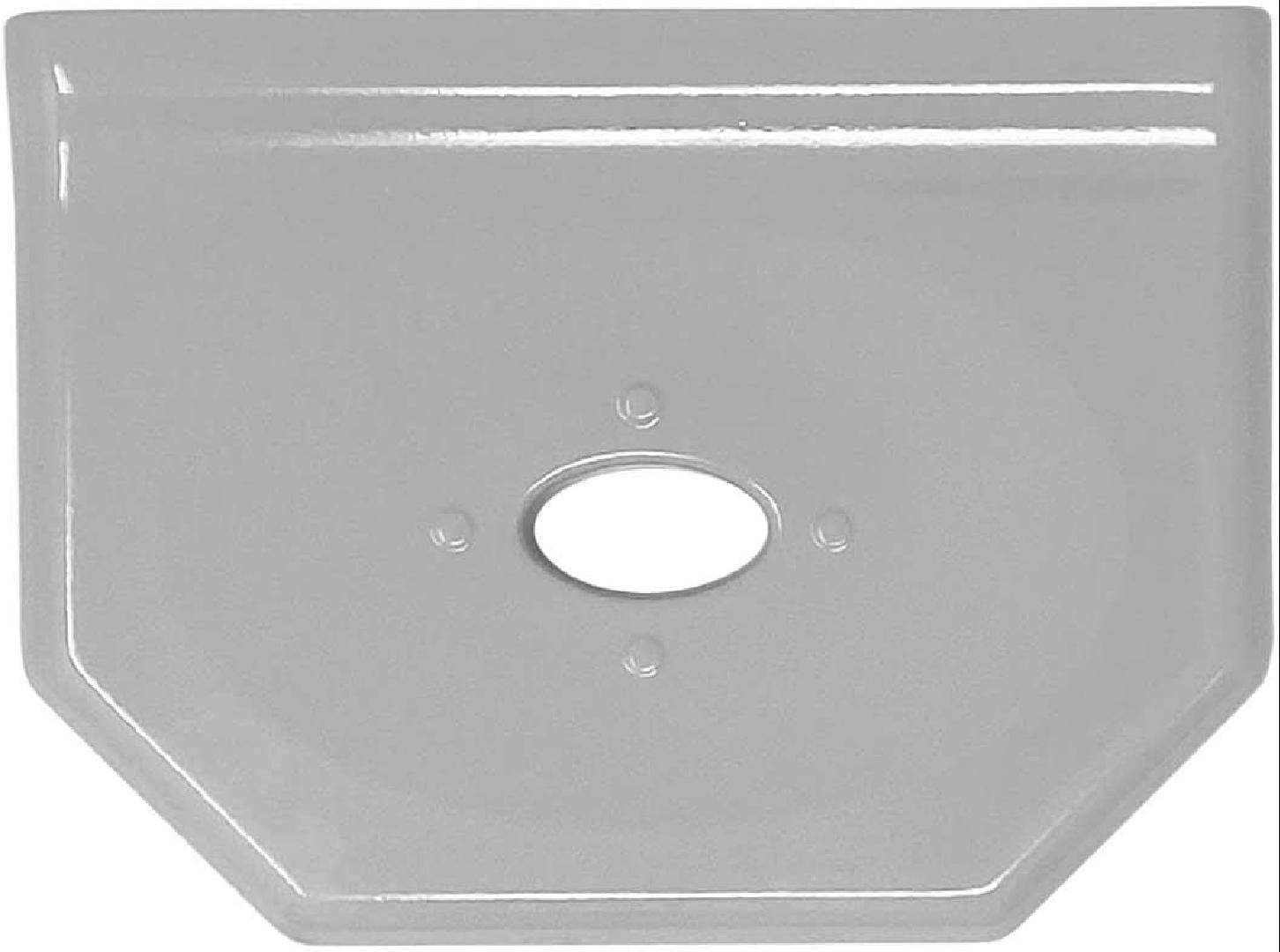 Décor Floating Shower Shelf Soap Dish, Wall Mounted Retrofit for Tiled