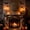 B, variant on Hvot&aat Black Halloween Leaf Garland, Plastic Artificial Vine for Mantel, Staircase & Doorway Decor, 2 Leaf Styles Available, Spooky Dark Foliage for Home Party