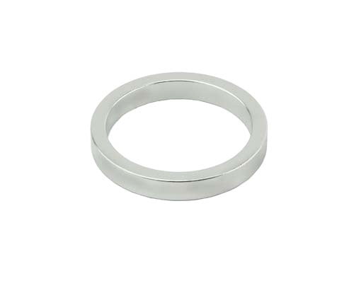 bike Headset Spacer 1-1/8 5mm Silver Bicycle Headset Spacer Part 173750 