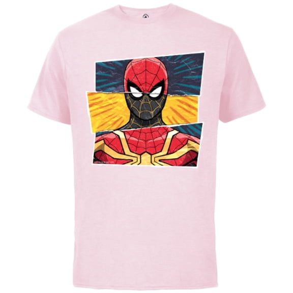 Marvel Spider-Man: No Way Home Spidey Suit Mashup - Short Sleeve Cotton T-Shirt for Adults - Customized-Soft Pink