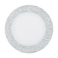 thumbnail image 6 of 50Pcs Silver Charger Plates Bulk, 13" Antique Charger Plates Set with Embossed Rim Reusable Serving Round Plate for Wedding Party Event Tableware (White Background with Silver Rim), 6 of 17