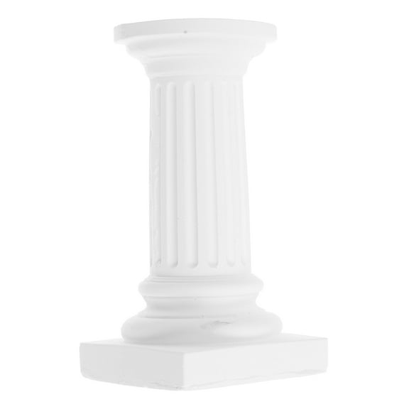 HONMEET White Roman Column Ornament for Entryway, Garden Decor, Patio , Outdoor and Indoor Decorative Pillar