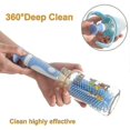 thumbnail image 4 of Baby Bottle Brush Small Bottle Silica Gel Scrubber Cleaner Brushes Set Sponge Washer Milk Water Cleaning Kit Cup, 4 of 5