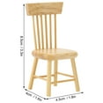 thumbnail image 6 of Tebru Miniature Furniture Model Chair Dollhouse Miniature Dining Furniture Wooden Chair Mini Furniture Doll Dining Room Decoration For 1:12 Doll House Accessory, 6 of 8
