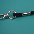 thumbnail image 2 of Techtongda Football Soccer Sports Metal Referee Whistle Black Lanyard Emergency Survival, 2 of 5