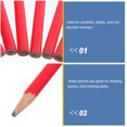 thumbnail image 3 of HONITANO 30 Pcs Crayons de Charpentier Rouges Forme Ovale Écriture Fluide Crayons de Marquage pour Dessin de Construction et Usage de Bureau, 3 of 8