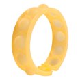 thumbnail image 1 of 2 Pcs Pops Bubble Simple Dimple Toy Fidget Colorful Silicone Bracelet Anxiety Sensory Band, Luminous Orange Bracelet, 1 of 7