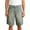 Khaki, variant on Men Solid Pocket Classic Denim Half Shorts Pants Street Wear