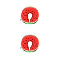 thumbnail image 3 of ZheElen Functional Travel Neck Pillow Comfortable Travel Essential Adjustable Foam Particles Travel Pillow Travel Companion Watermelon 30cm 2Set, 3 of 6
