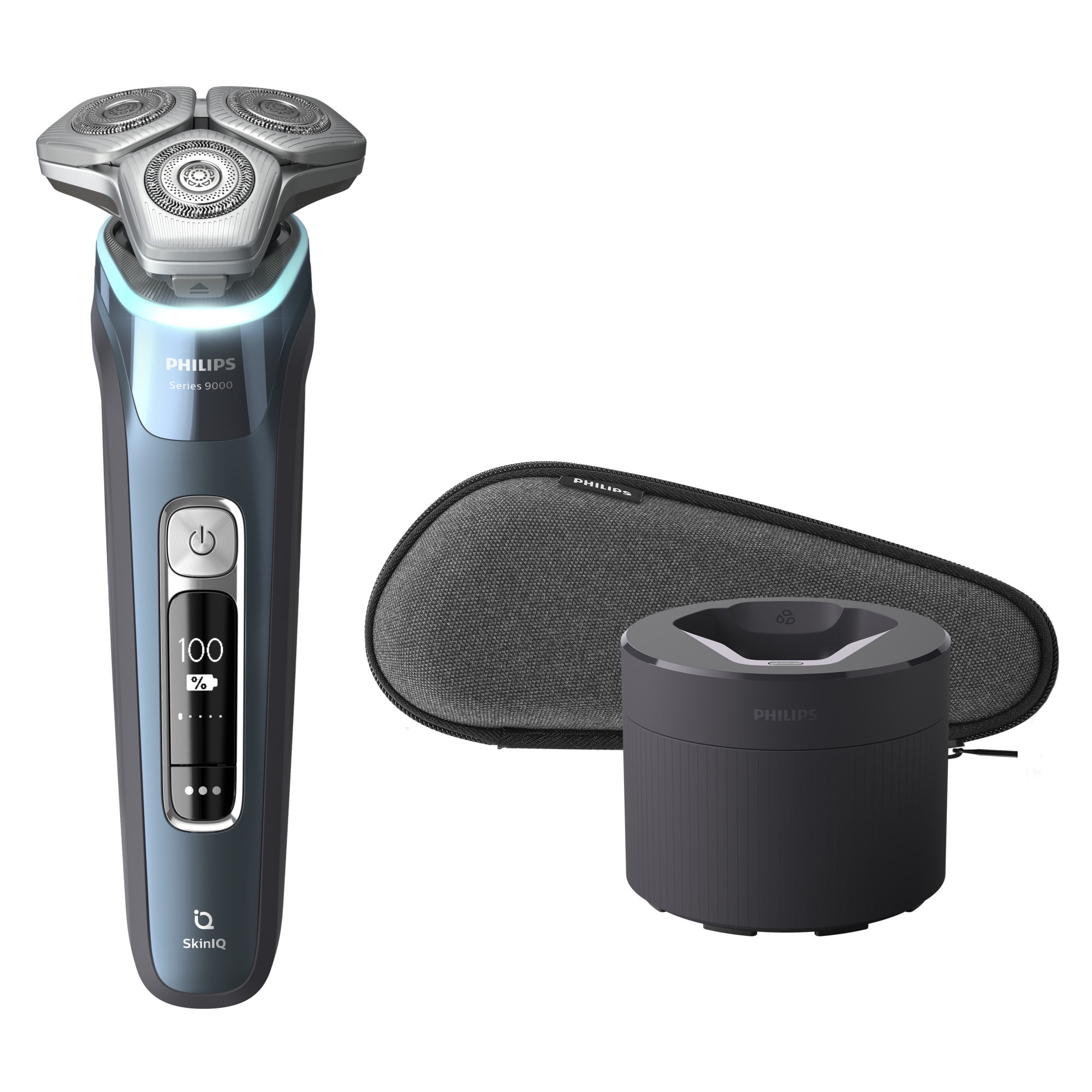 Philips Series 9000, Wet & Dry Electric Shaver, Ice Blue, S9982/50