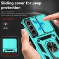 thumbnail image 4 of for Samsung Galaxy S22 Plus Case with Camera Lens Cover HD Screen Protector, Military-Grade Drop Tested Magnetic Ring Holder Kickstand Protective Phone Case for Samsung Galaxy S22+ Plus 5G (Mint), 4 of 17