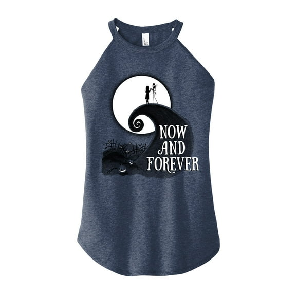 The Nightmare Before Christmas - Jack Sally Now and Forever - Juniors High Neck Tank Top
