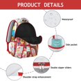 thumbnail image 4 of "Ethnic Boho Backpack for Women - Spacious College Bookbag with 17” Laptop Sleeve, Stylish Tribal Print for Dorm, Library & Everyday Use", 4 of 6