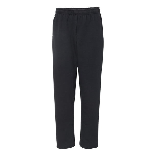 gildan sweatpants open bottom with pockets