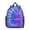 Purple and Blue, variant on Purple and Blue Tie Dye Pattern Backpack for School, Cute School Bag with Adjustable Shoulder Straps and Padded Back, 13.8"x11.4"x6"