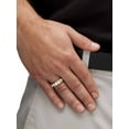 thumbnail image 3 of PalmBeach Jewelry Men's 2.50 TCW Round Cubic Zirconia Wedding Band in 18k Gold-Plated or Platinum Plated Sterling Silver Sizes 8-16, 3 of 6