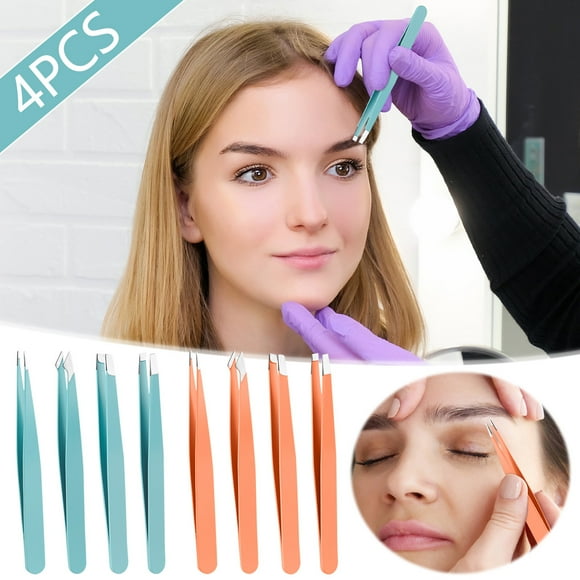 pstuiky Eyebrow Kit with Stencil, Eyebrow Tweezers Stainless Steel Hair Plucker for Women Multi-purpose Eyebrow Scissors with Comb Kit Eyebrow Shapers Summer Savings