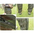 thumbnail image 3 of Polainas Polaina de protección contra mordeduras de serpiente para la parte inferior de las piernas Polaina para senderismo Caza Funda impermeable para botas de nieve a prueba de serpientes Polainas ajustables de talla única para hombres y mujeres, verde militar JM JM, 3 of 4