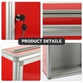 thumbnail image 4 of Miangastore Wall Mount Mailbox Reusable Post Box Locking Letter Box Suggestion Box Collection Box, 4 of 9