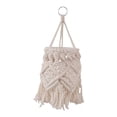 thumbnail image 2 of Pantalla de Lámpara Macramé Colgante Elaborada con Cuerda Funda Tejida Bohemia para Lámpara Accesorio Redondo de Techo Artesanal Cubierta Decorativa, 2 of 8
