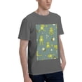 thumbnail image 2 of Bingfone Cute Yoga Frogs Men'S Loose Fit Short-Sleeve Pocket T-Shirt, 2 of 7