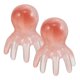 thumbnail image 1 of 2 peines masajeadores de cabeza con forma de pulpo, peine de masaje de puntos de acupresión de mano para la palma de la mano, automasajeadores para cabello, espalda, cuello y espalda, color rosa., 1 of 8