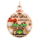 thumbnail image 5 of Adornos de cuenta regresiva para Navidad, corona de madera de Papá Noel, media, campana colgante, días hasta Navidad, decoraciones colgantes para puerta y árbol, 5 of 5