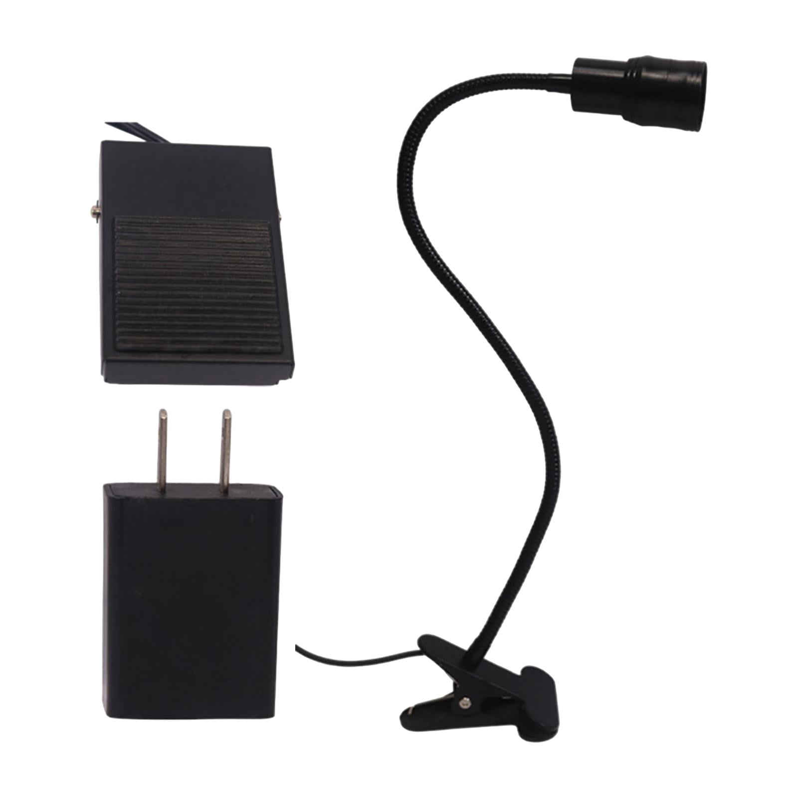 FITYLE Lash Light for Eyelash with Clip 5W Flexible Gooseneck,Portable with Foot Pedal for Beauty, Studio, Lash Technicians Home