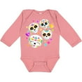 thumbnail image 3 of Inktastic Decorative Skull Party for Day of the Dead Boys or Girls Long Sleeve Baby Bodysuit, 3 of 5